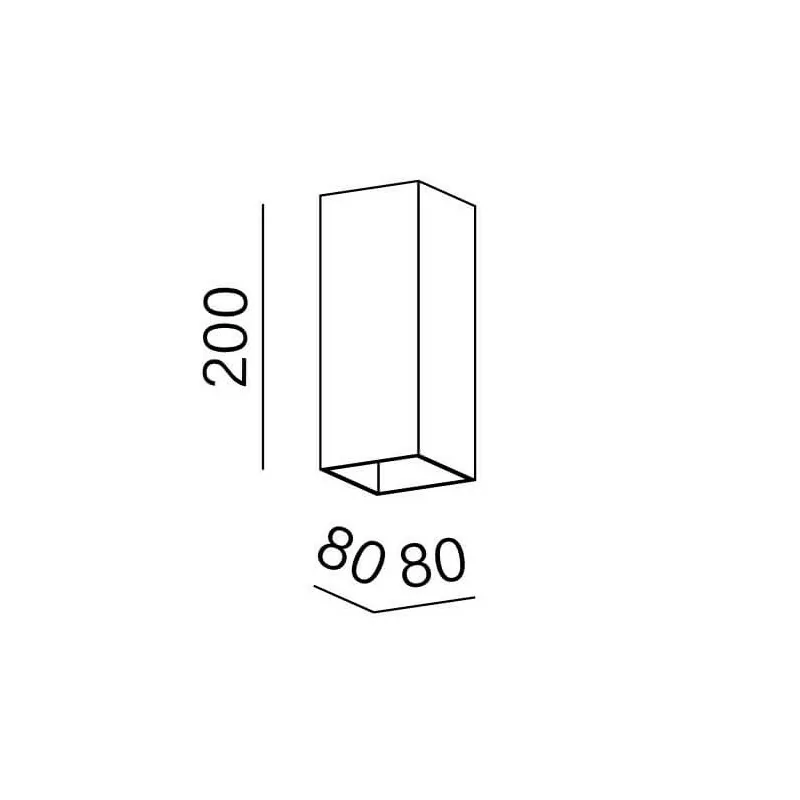 Aqform Vip Square Up Down Led V Exterior Wall Outdoor Ip