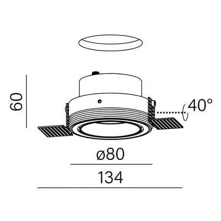 Aqform Putt Midi Move Led Trimless Recessed Movable Without Frame