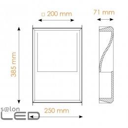 Integrated wall BPM Crismosil ZAHARA 10009, 10010