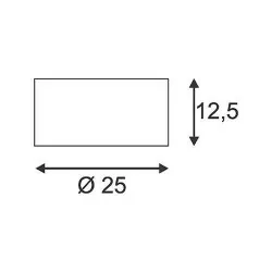 SLV LED SURFACE-MOUNTED SPOT 161461 plafon LED 20W