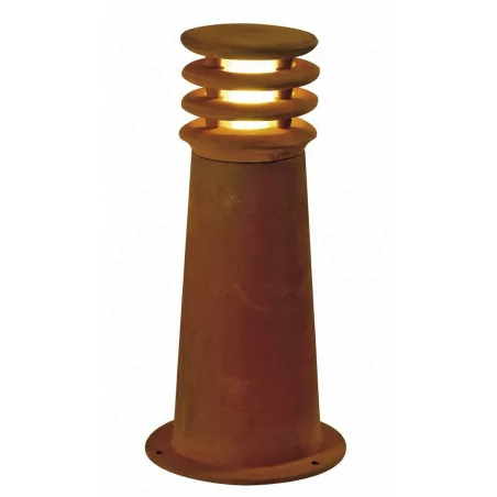 SLV RUSTY 40/70 E27 okrągła lampa ogrodowa z rdzą