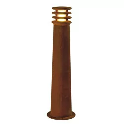 SLV RUSTY 40/70 E27 okrągła lampa ogrodowa z rdzą