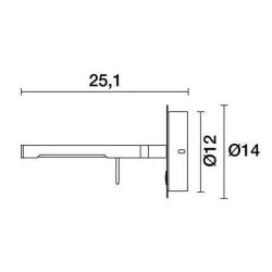 Kinkiet EXO BOOK LED 4W czarny