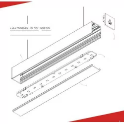 BPM mini ALBA 10211.PN  lampa wisząca LED