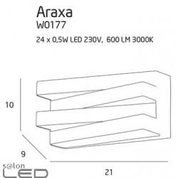 MAXlight Araxa  W0177 Kinkiet biały LED