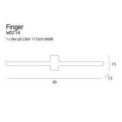 MAXlight Finger kinkiet LED W0214