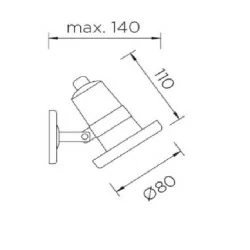 LEDS-C4 AQUA Spotlight AISI 316 reflektor IP68 12V