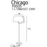 MAXlight CHICAGO F0037 Floor lamp