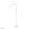 Lampa podłogowa ASTRO Joel Floor czarna