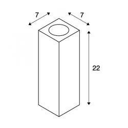 SLV THEO UP-DOWN Qpar51 1000327/9/30 wall light