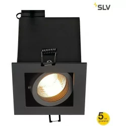 SLV KADUX 11551 single QPAR 51 white, black 230V