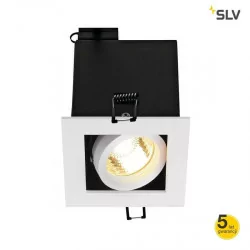 SLV KADUX 11551 single QPAR 51 white, black 230V