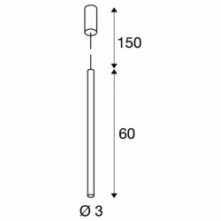 SLV HELIA 30 152360 pendant LED lamp 10W