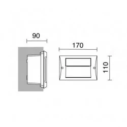 DOPO LARA outdoor LED IP65 luminaire