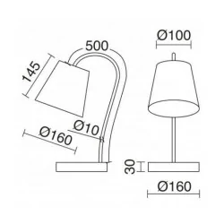 EXO MONTECARLO Desk lamp