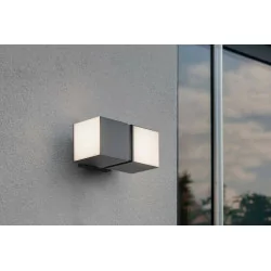 LUTEC CUBA Outdoor LED wall lamp