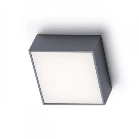 REDLUX Bono LED ceiling light silver-gray, anthracite