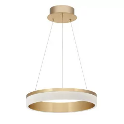 LUCES CRUZ LE41383 round golden pendant LED lamp 60cm