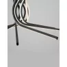 LUCES CEUTA LE41602 czarna lampa wisząca LED średnica 50cm