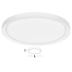 LUCES ANCUD LE41569/70/71/72 ceiling LED white, black