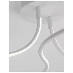 LUCES MOCOA LE41688/90 lampa sufitowa LED 102cm biała, złota