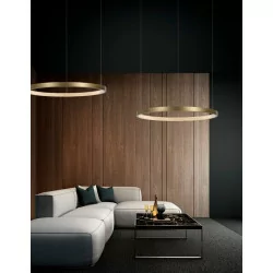 LUCES ORITO LE41725/7/8 lampa wisząca LED mosiądz antyczny 45-108cm