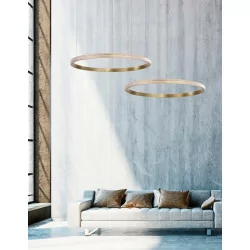 LUCES PAINE LE41732  pendant lamp LED antique brass 85cm