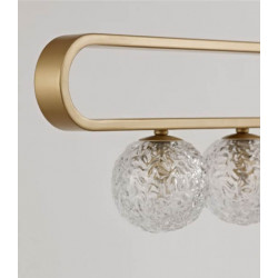 LUCES PASTO LE41735 gold pendant lamp 113cm 5xG9