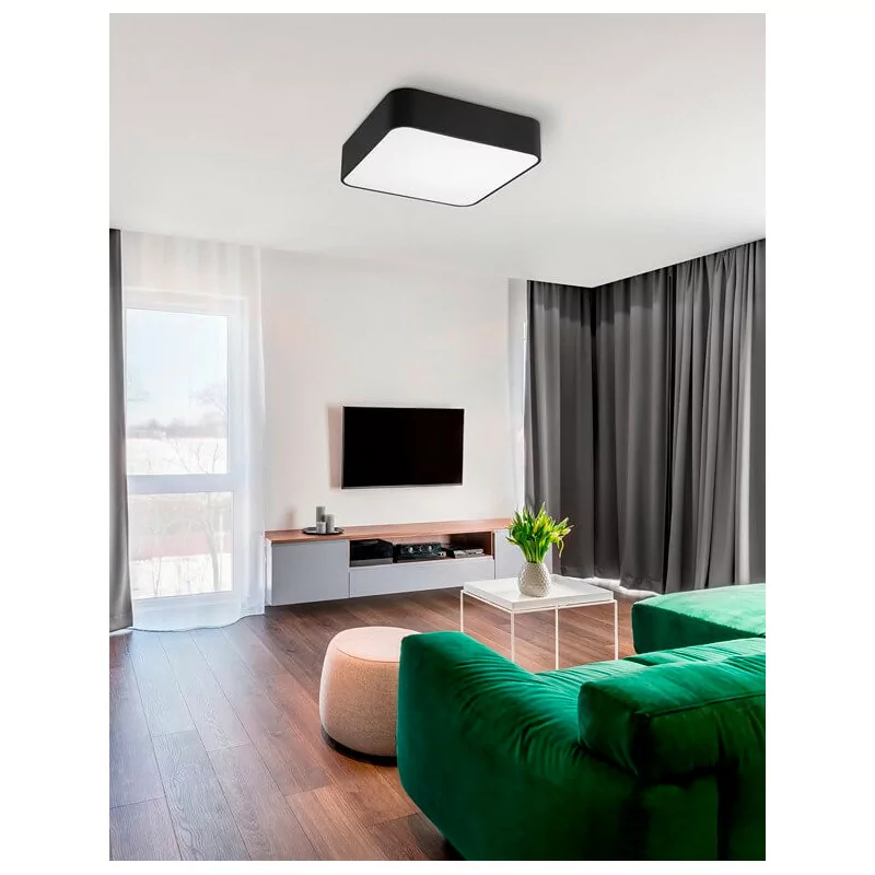 LUCES HUELVA LE42048 square ceiling E27 white, black