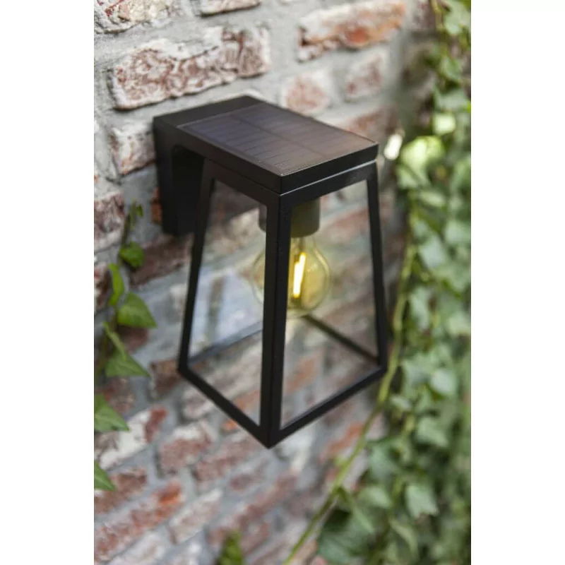 Lutec Fia Solar Elegant Outdoor Solar Wall Lamp Led E W