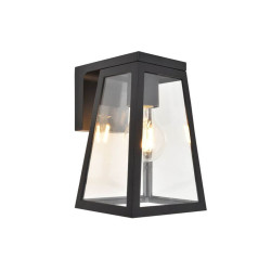 outdoor LUTEC wall/ceiling lamp IP44 LED GOLETA black