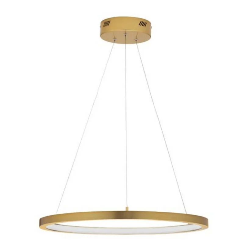 LUCES IRUN LE43299, LE43302/5 pendant LED lamp 60cm gold
