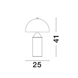 LUCES ABABAY LE43444, LE44685 złota lampa stołowa gwint: E27