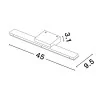 LUCES ACANOA LE43455/6 LED sconce 12W