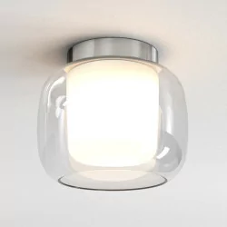 Astro Aquina Ceiling 240 lampa sufitowa czarna/chrom IP44