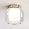 Astro Aquina Ceiling 240 lampa sufitowa czarna/chrom IP44