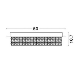 LUCES CHILLAN LE42327, LE42328 Ceiling lamp LED 40W