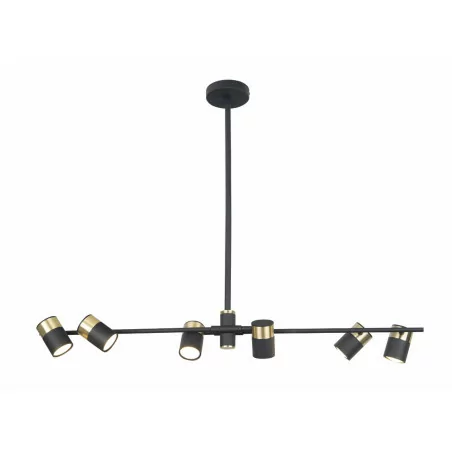 MAXlight PUMA P0409 indoor black and gold hanging lamp GU10 IP20