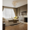 MAXlight MONACO C0224 gold ceiling lamp Ø80 cm