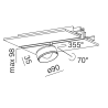 AQFORM QRLED next high multitrack 16483 on a magnetic rail, 5 colors