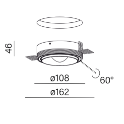 AQFORM QRLED next move trimless wpuszczany 6W/8,5W 5 lat gwarancji