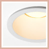 AQFORM HOLLOW LED recessed 38051 IP44 8.5W 78mm black, white