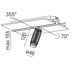 AQFORM TRIBA mini LED high multitrack 16475 for HIGH MULTITRACK rail