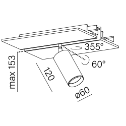 AQFORM PET midi LED high 16433 reflector for HIGH MULTITRACK rails