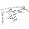 AQFORM QRLED move high multitrack 16440 na szyne HIGH biały, czarny