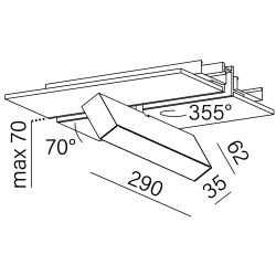 AQFORM RAFTER 29 16441 na magnes szyna magnetyczna HIGH MULTITRACK