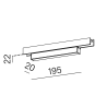 AQFORM RAFTER mini LED multitrack 16461 magnetyczna oprawa 2 kolory