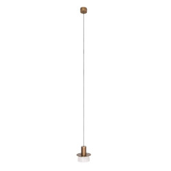 MAXlight Signature P0530/1/2 LED hanging lamps brass, metal + glass