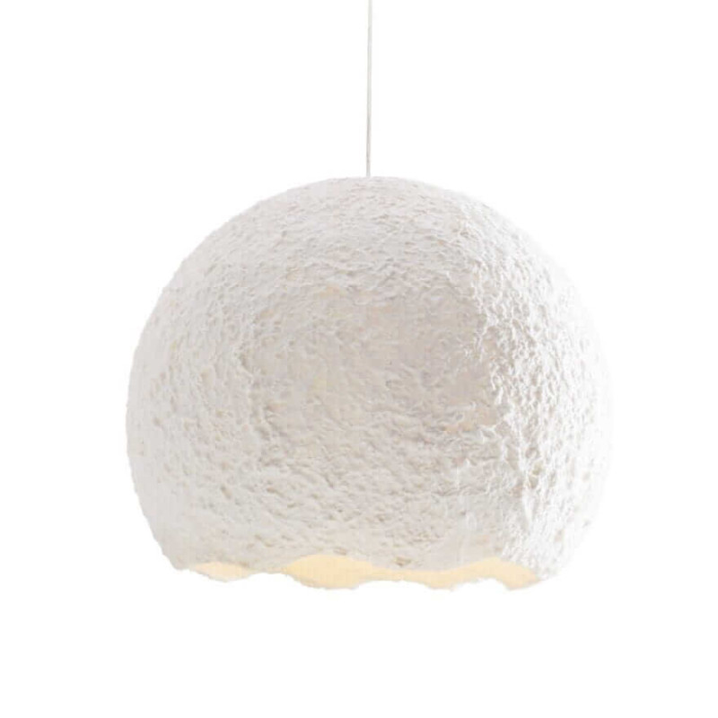 MAXlight Nest P0539 small white ball hanging lamp, E27 bulb