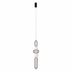 MAXLIGHT Bora P0591/2 LED hanging lamp black + gold, white balls